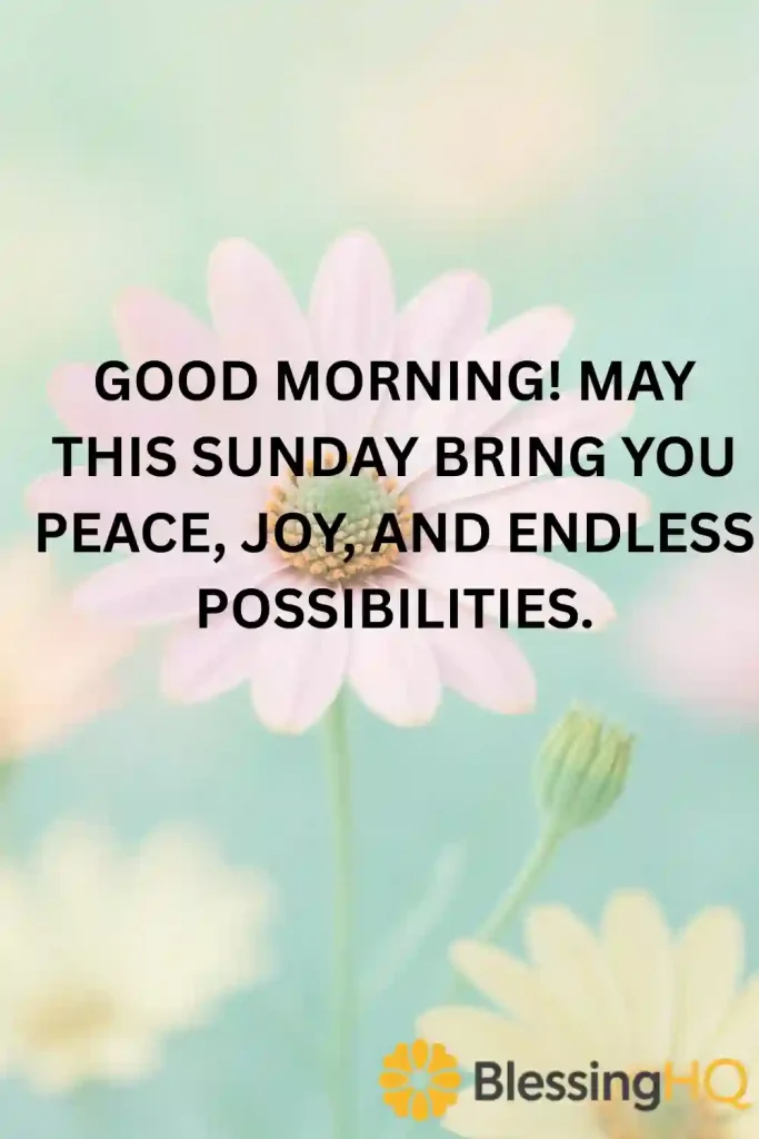 Beautiful Sunday Blessings