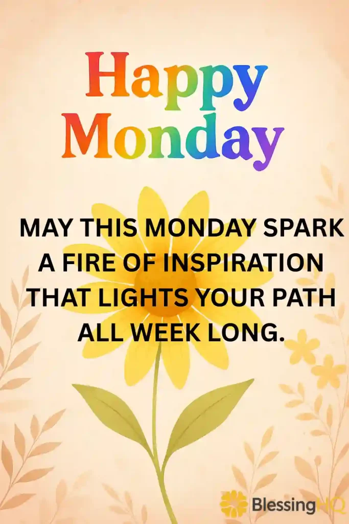 Inspirational Monday Morning Blessings