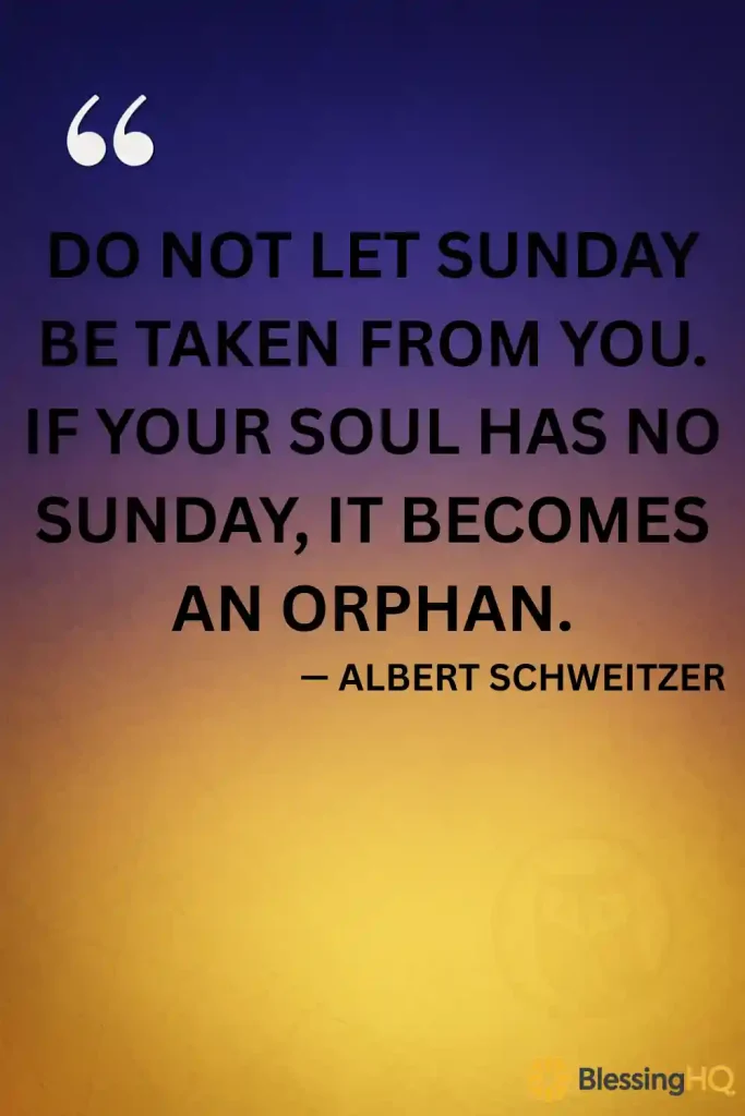 Inspirational Sunday Quotes