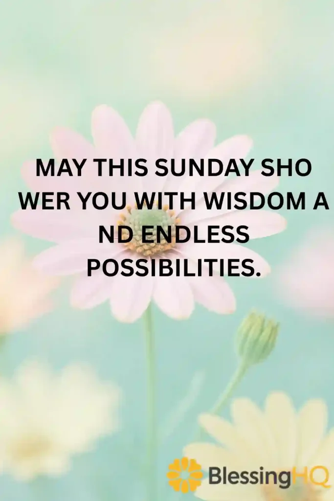 Sunday Blessings Quotes