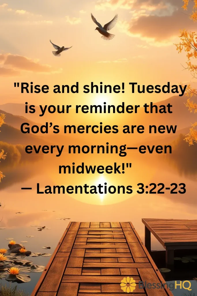 Good Morning Tuesday Blessings