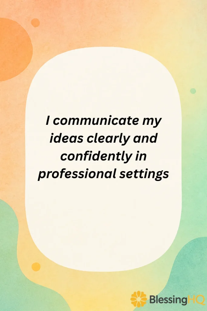 Career & Success Affirmations